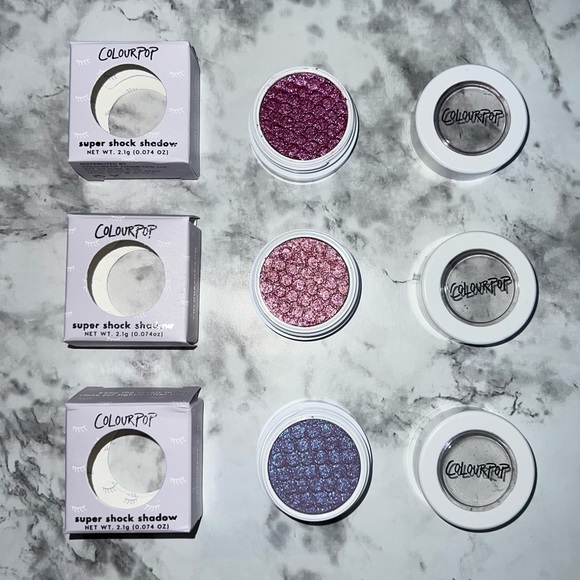ColourPop Super Shock Shadow Set - Pug Life, Silver Lake, Rose Garden - Picture 3 of 5